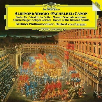 Disque vinyle Herbert von Karajan Albinoni Vivaldi Bach Pachelbel (LP) - 1