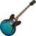Félakusztikus - jazz-gitár Epiphone ES-335 Figured Blueberry Burst