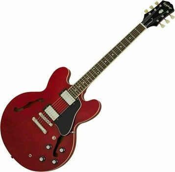 Félakusztikus - jazz-gitár Epiphone ES-335 Cherry - 1
