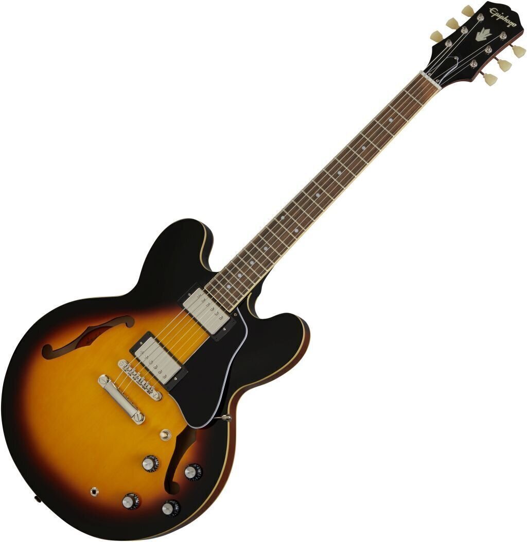Semi-akoestische gitaar Epiphone ES-335 Vintage Sunburst