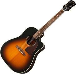 Електро-акустична китара Дреднаут Epiphone Masterbilt J-45 EC Aged Vintage Sunburst Електро-акустична китара Дреднаут