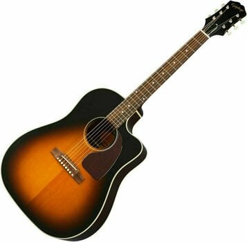 electro-acoustic guitar Epiphone Masterbilt J-45 EC Aged Vintage Sunburst - 1