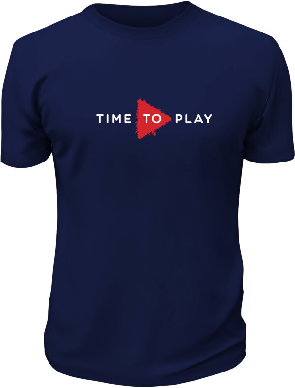 Koszulka Muziker Koszulka Time To Play Navy-Czerwony L