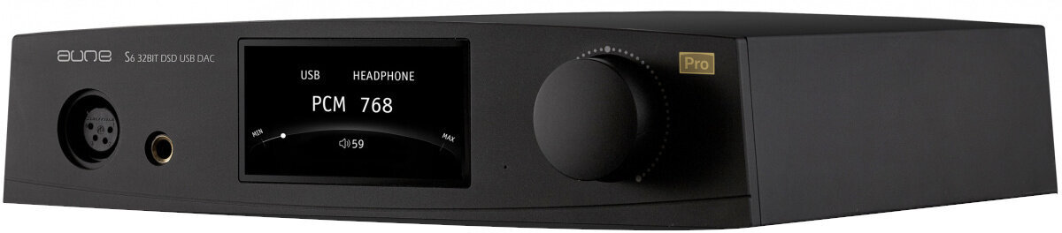Hi-Fi DAC &amp; ADC-liitäntä Aune S6 Pro Musta