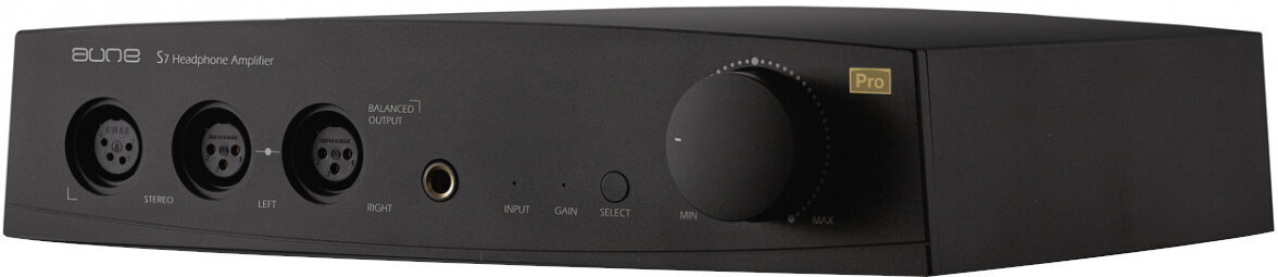 Hi-Fi hoofdtelefoonvoorversterker Aune S7 Pro Zwart