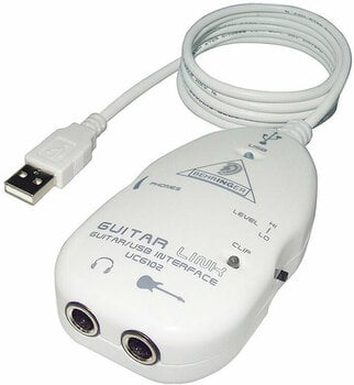 USB audio prevodník - zvuková karta Behringer UCG 102 GUITAR LINK - 1