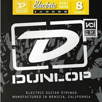 Snaren voor elektrische gitaar Dunlop DEN1006 Nickel Plated Steel Electric Guitar Strings 8-38 - 1
