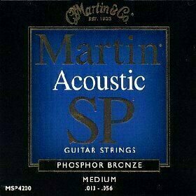 Struny do gitary akustycznej Martin MSP 4200 - 1