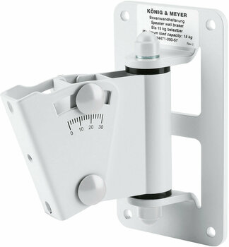 Wall mount for speakerboxes Konig & Meyer 24471  WH Wall mount for speakerboxes - 1