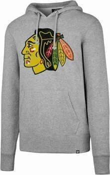Hockey Sweatshirt Chicago Blackhawks NHL Pullover Slate Grey S Hockey Sweatshirt - 1