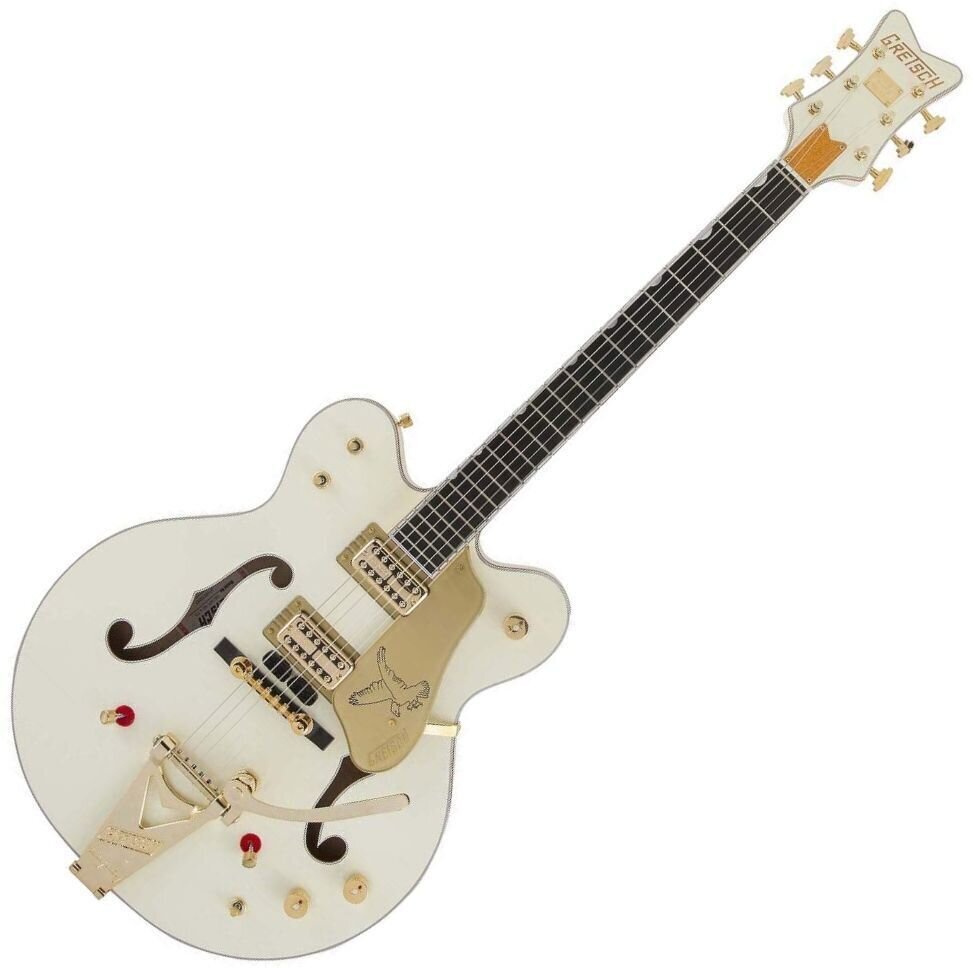 Semi-akoestische gitaar Gretsch G6136T 62 White Falcon Vintage White