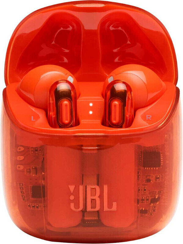 True trådløs i øre JBL Tune 225 TWS Ghost Orange