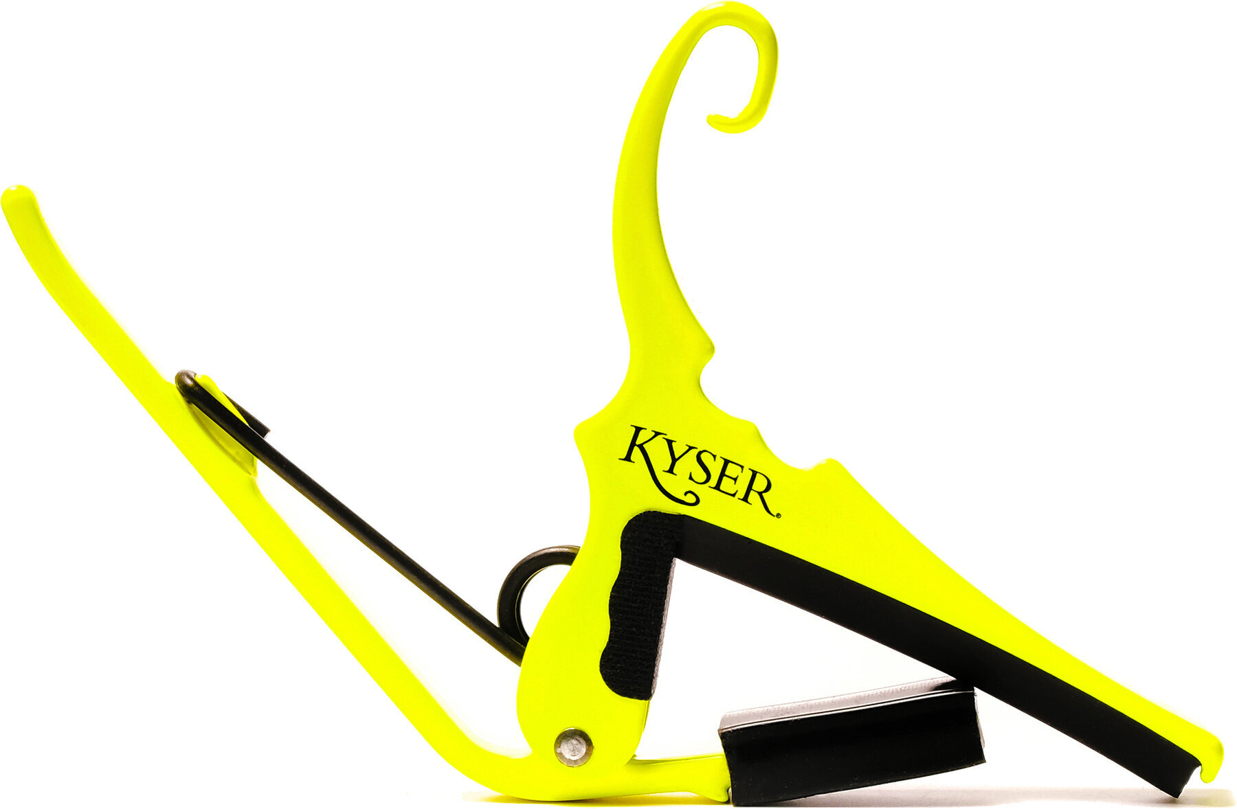 Kapodastr pro kytaru s kovovými strunami Kyser KG6NYA Quick-Change Neon Neon Yellow