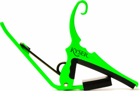 Kapodastr pro kytaru s kovovými strunami Kyser KG6NGA Quick-Change Neon Neon Green - 1
