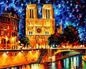Malen nach Zahlen Gaira Malen nach Zahlen Notre-Dame