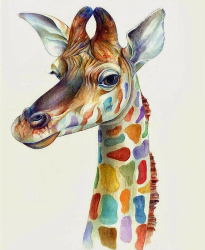 Pintura por números Gaira Pintura por números Giraffe