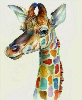 Dipingere con i numeri Gaira Colorare coi numeri Giraffa - 1