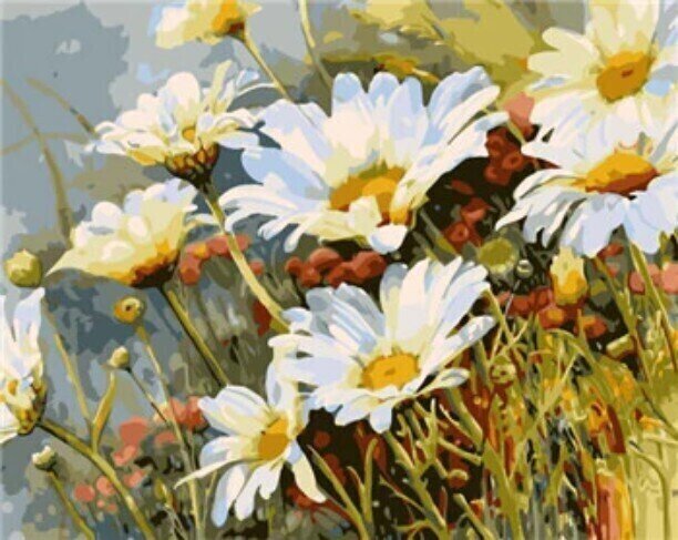 Painting by Numbers Gaira Painting by Numbers Daisies 2