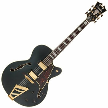 Semi-Acoustic Guitar D'Angelico Deluxe DH Matte Midnight - 1