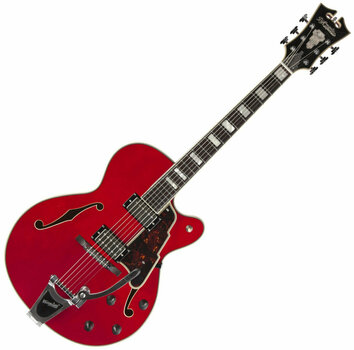 Halvakustisk gitarr D'Angelico Excel 175 Cherry - 1