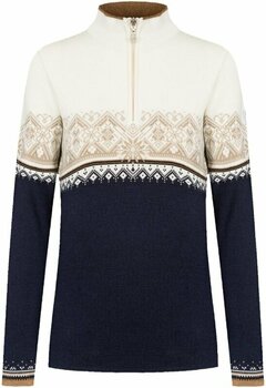 Majica, jopa Dale of Norway Moritz Womens Sweater Navy/Bronze/Beige/Off White XL Skakalec - 1