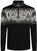 T-shirt/casaco com capuz para esqui Dale of Norway Norge Black/Dark Charcoal/Light Charcoal XL Ponte