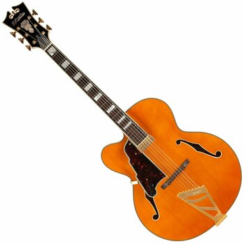 Semiakustická kytara D'Angelico Excel EXL-1 Lefty Natural-Tint - 1