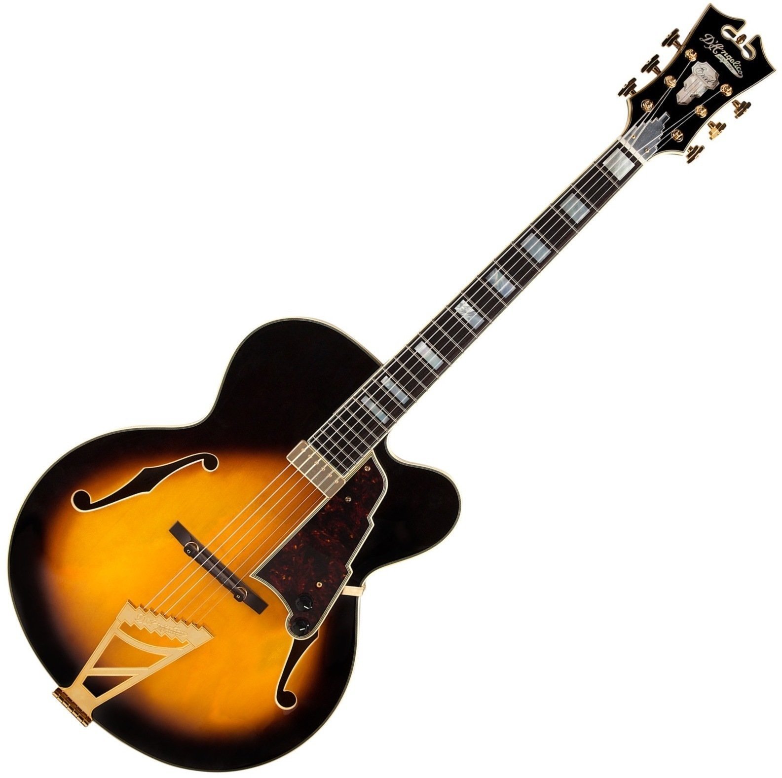 Semiakustická gitara D'Angelico Excel EXL-1 Vintage Sunburst
