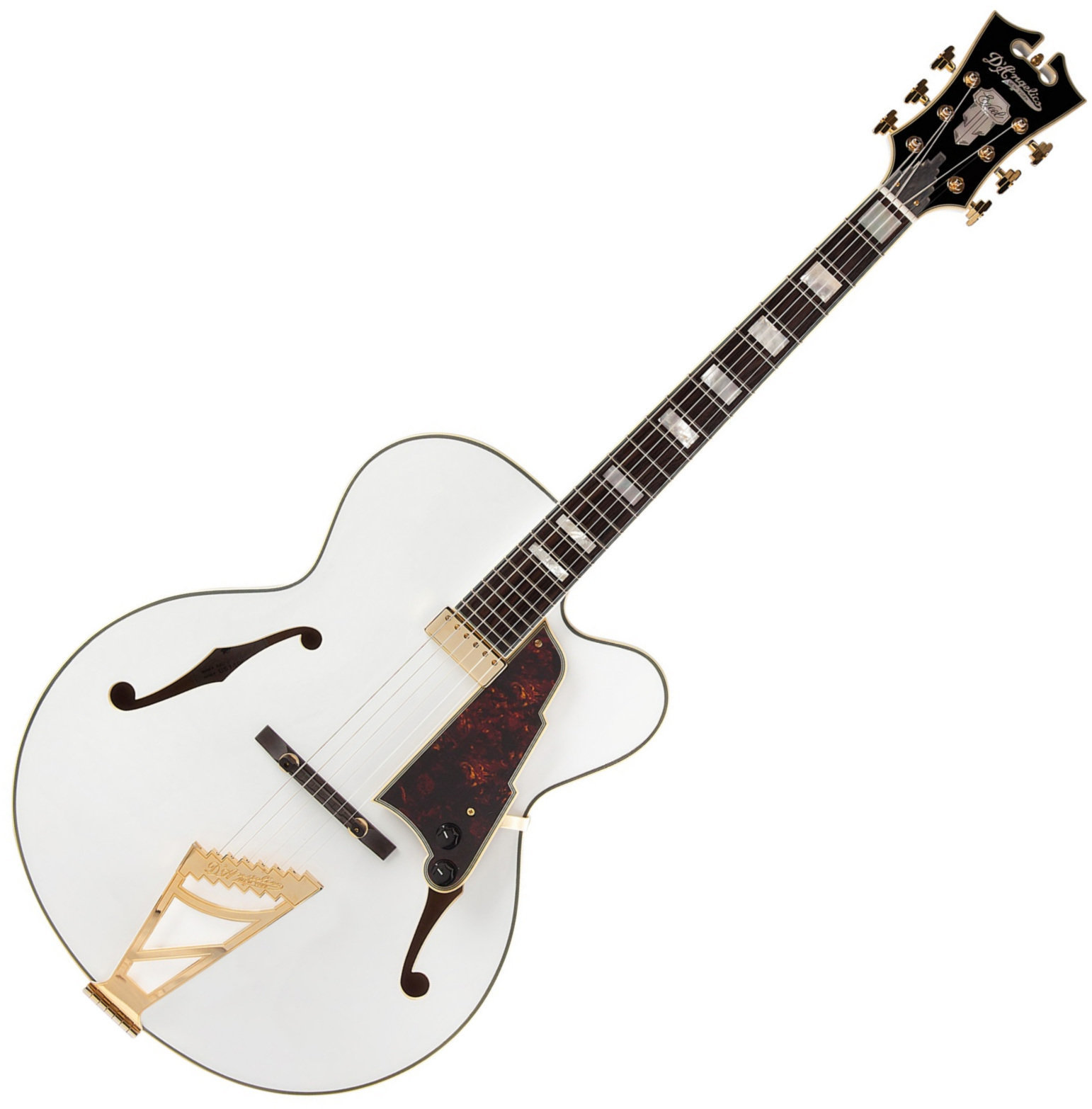 Puoliakustinen kitara D'Angelico Excel EXL-1 Valkoinen