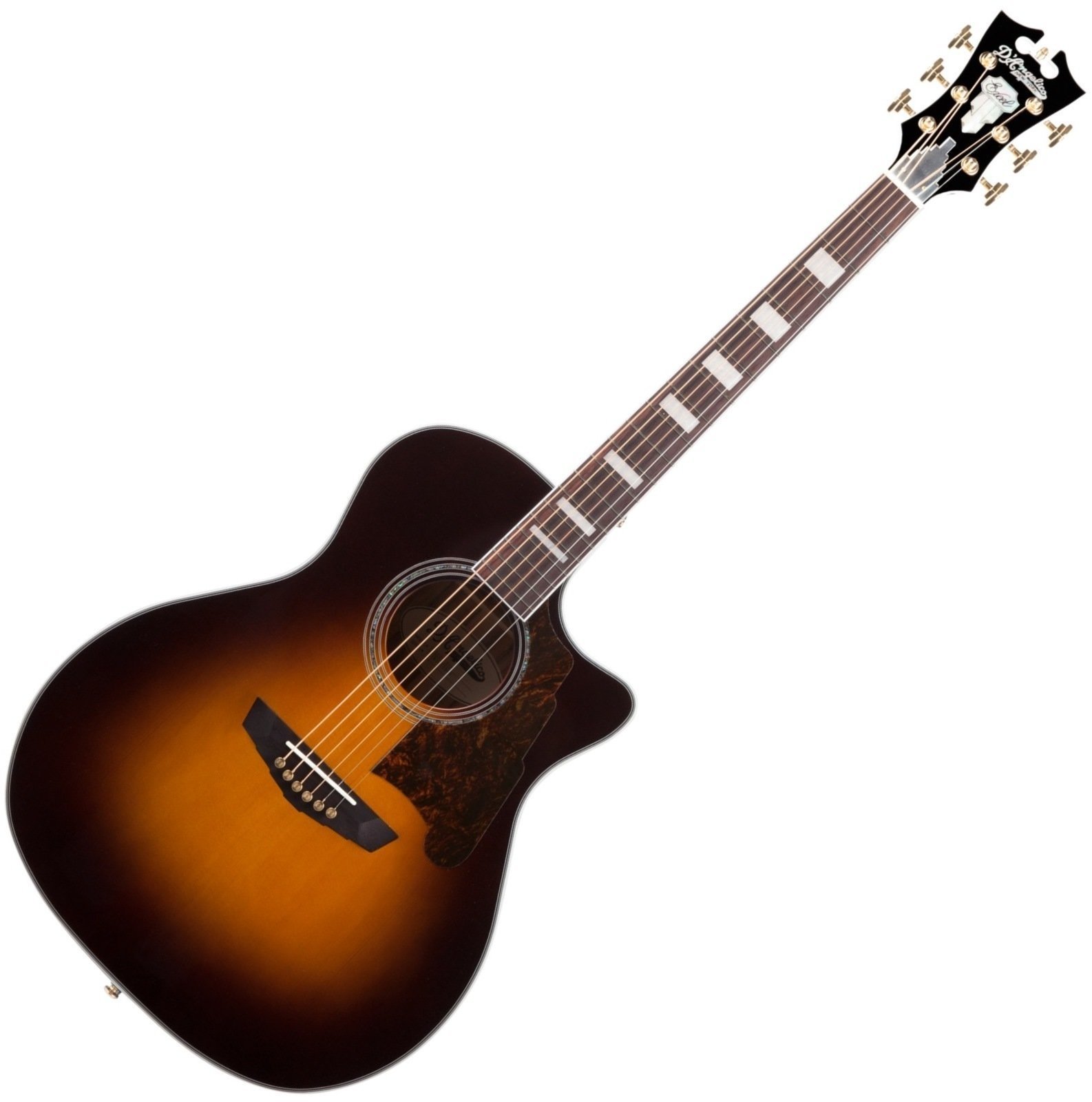 electro-acoustic guitar D'Angelico Excel Gramercy Vintage Sunburst