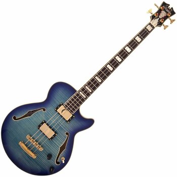 Ηλεκτρική Μπάσο Κιθάρα D'Angelico Excel Bass Blue Burst - 1