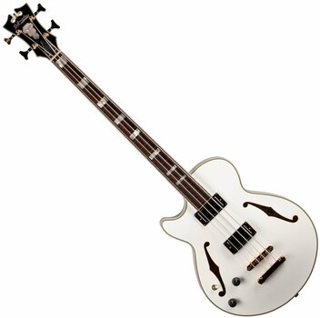 4-string Bassguitar D'Angelico Excel Bass White - 1