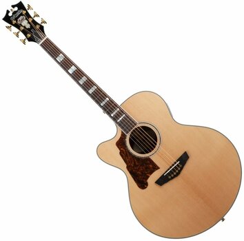 Guitarra electroacustica D'Angelico Excel Madison LH Natural - 1