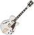 Guitare semi-acoustique D'Angelico Excel SS Stairstep Blanc