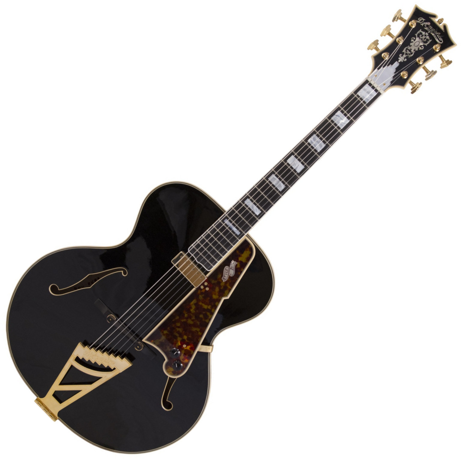Semiakustická gitara D'Angelico Excel Style B Čierna