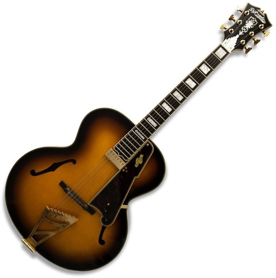 Semi-akoestische gitaar D'Angelico Excel Style B Vintage Sunburst
