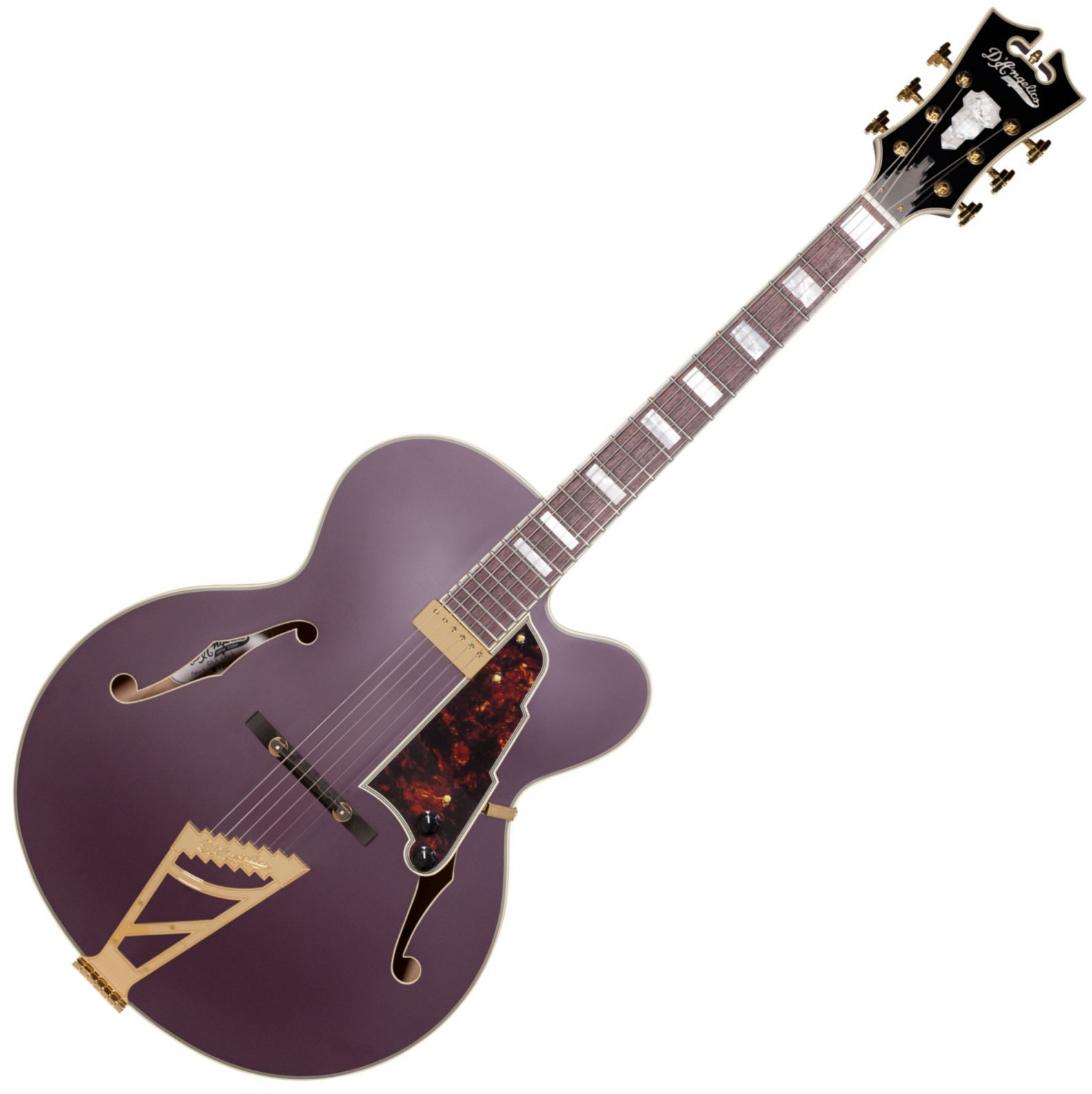 Semi-akoestische gitaar D'Angelico Excel EXL-1 Matte Plum