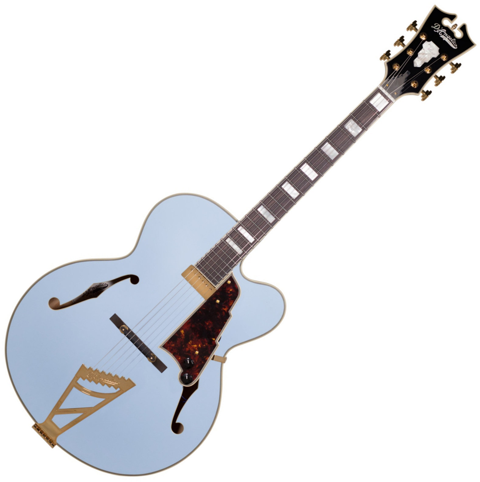 Semi-akoestische gitaar D'Angelico Excel EXL-1 Matte Powder Blue