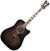 Dreadnought elektro-akoestische gitaar D'Angelico Premier Bowery Grey Black