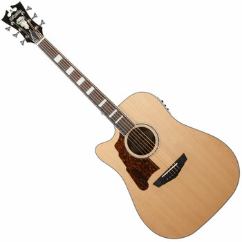electro-acoustic guitar D'Angelico Premier Bowery Natural - 1