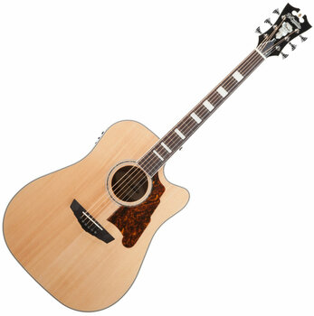 electro-acoustic guitar D'Angelico Premier Bowery Natural - 1