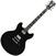 Semiakustická kytara D'Angelico Premier DC Stop-bar Černá