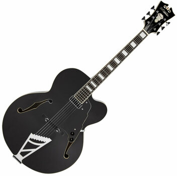 Halvakustisk gitarr D'Angelico Premier EXL-1 Svart - 1