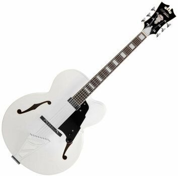 Puoliakustinen kitara D'Angelico Premier EXL-1 Valkoinen - 1
