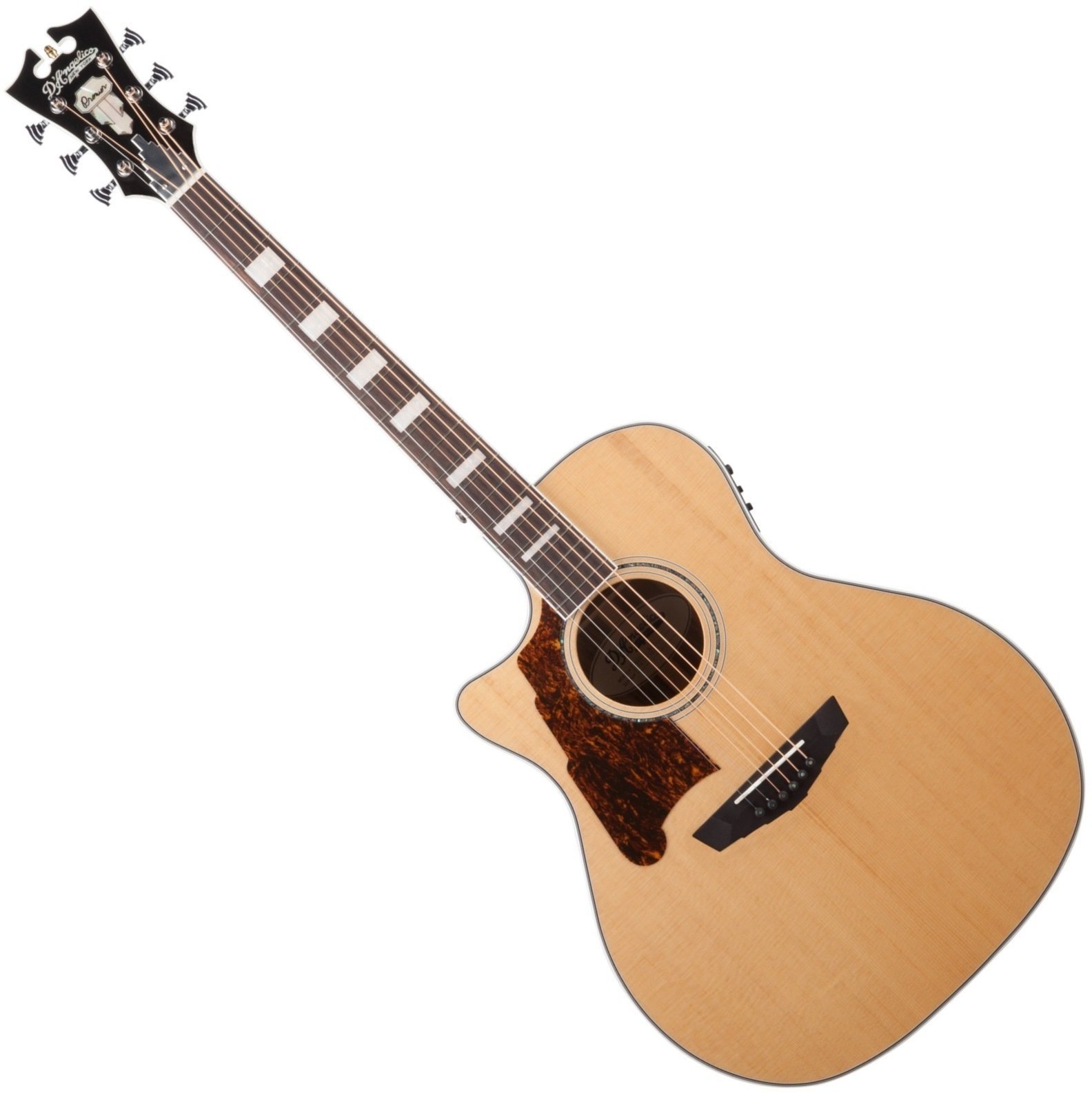 electro-acoustic guitar D'Angelico Premier Gramercy Natural