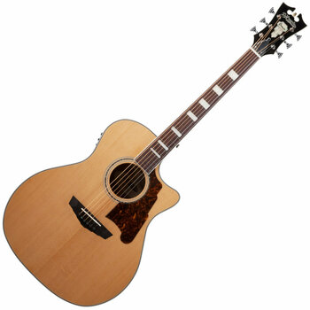 electro-acoustic guitar D'Angelico Premier Gramercy Natural - 1