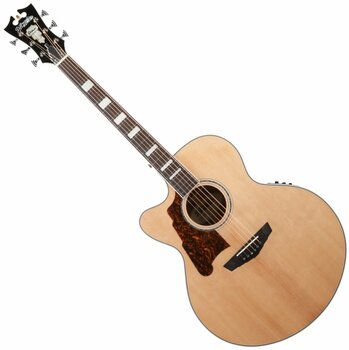 Jumbo elektro-akoestische gitaar D'Angelico Premier Madison LH Natural - 1