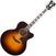 Jumbo elektro-akoestische gitaar D'Angelico Premier Madison Vintage Sunburst