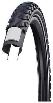 Trekking bike tyre Schwalbe Land Cruiser Plus 26" (559 mm) Black Trekking bike tyre