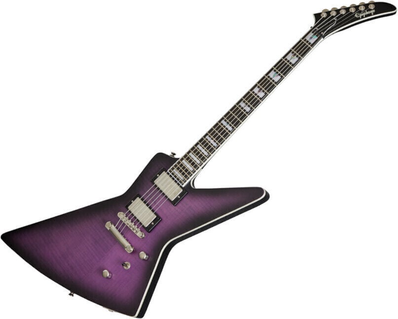 Guitare électrique Epiphone Extura Prophecy Purple Tiger Aged Gloss